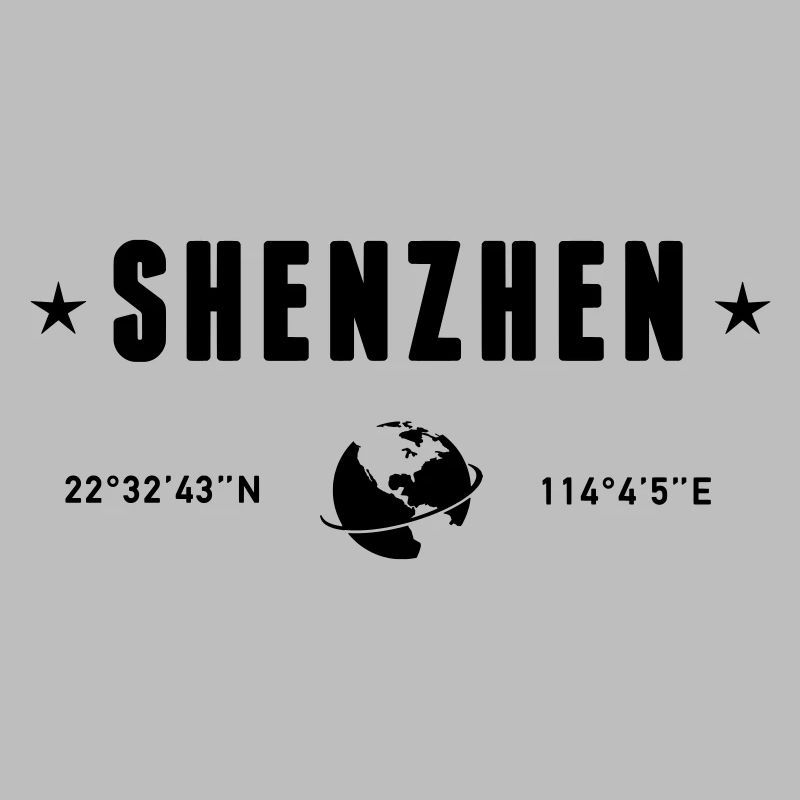 Shenzhen China Coordinates Planet Earth