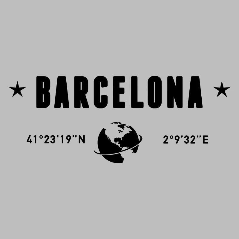 Barcelona Spain Coordinates Planet Earth