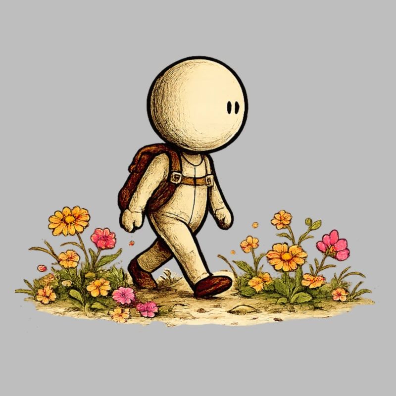 Der kleine Gedanke | Wanderer