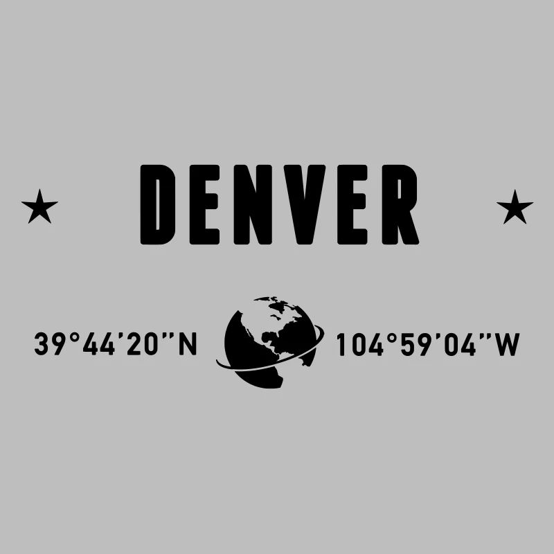 Denver, Colorado, coordonnées : planète Terre