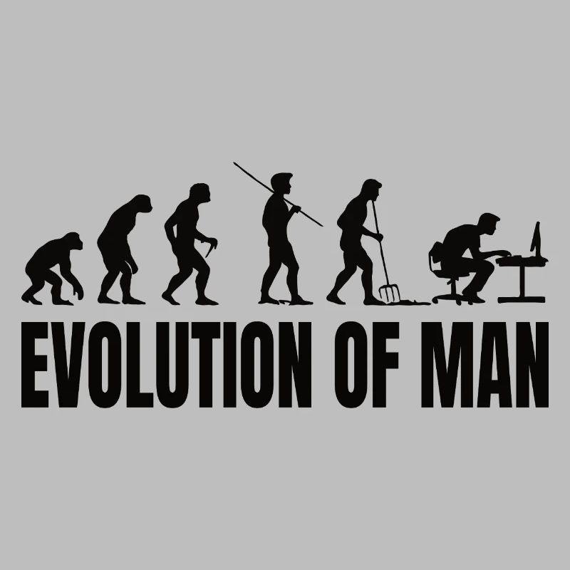 Programmierer Computerfreak Evolution