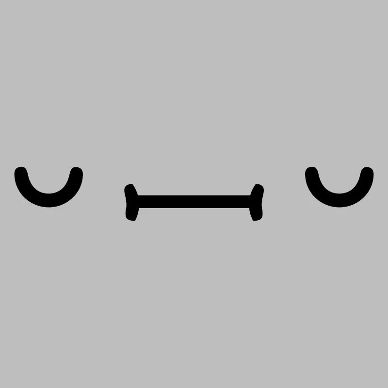 Sleeping face closed eyes