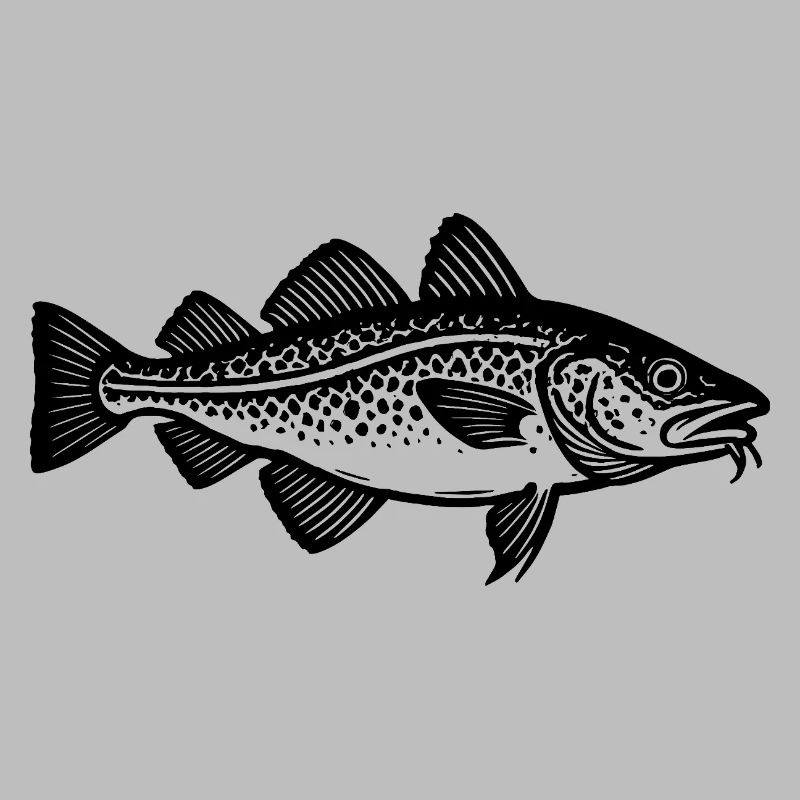 Target Fish Morue - Poisson - Cadeau de pêcheur
