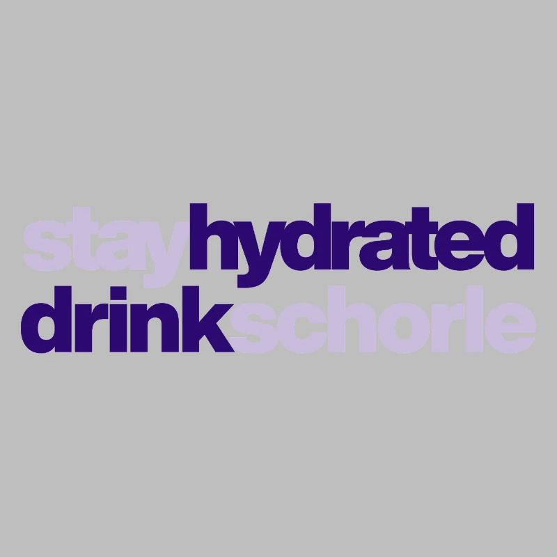 Restez hydraté - buvez du spritzer