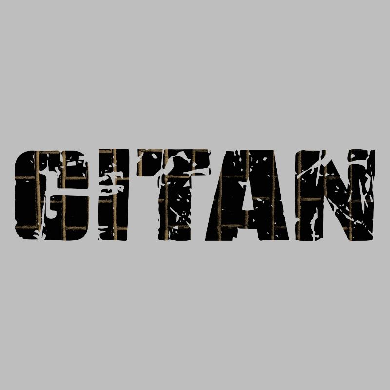 Gitan Grunge motif brique brun
