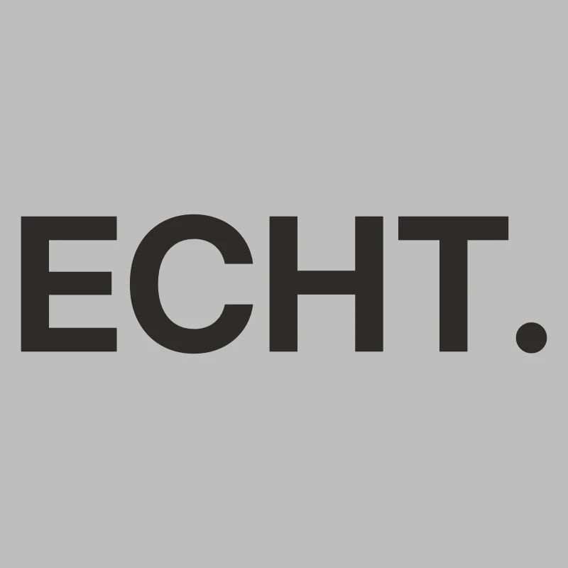 ECHT Punkt – Minimalistisches Typografie Design