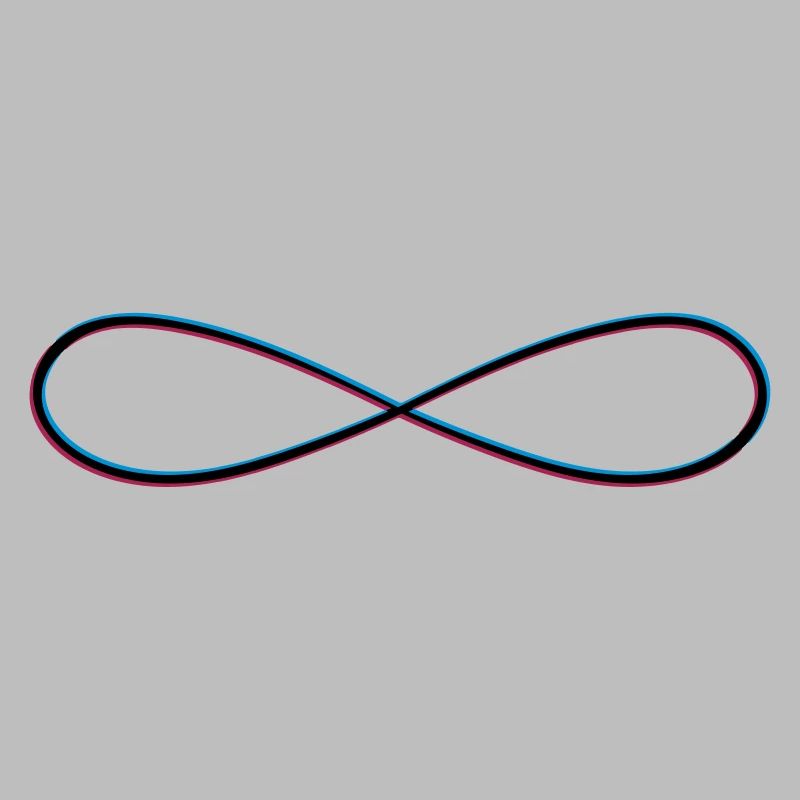 3d infinite endless forever limitless without end symb