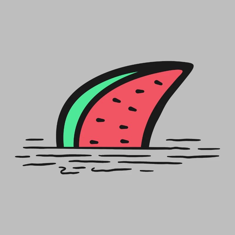 Aileron de requin pastèque