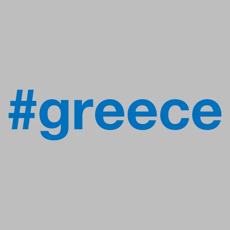 GRÈCE Hashtag Griechenland