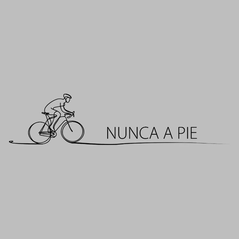 Cyclist Silhouette Nunca Pie Gift Bicycle