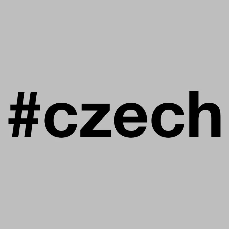 TCHÈQUE Hashtag République tchèque tchèque