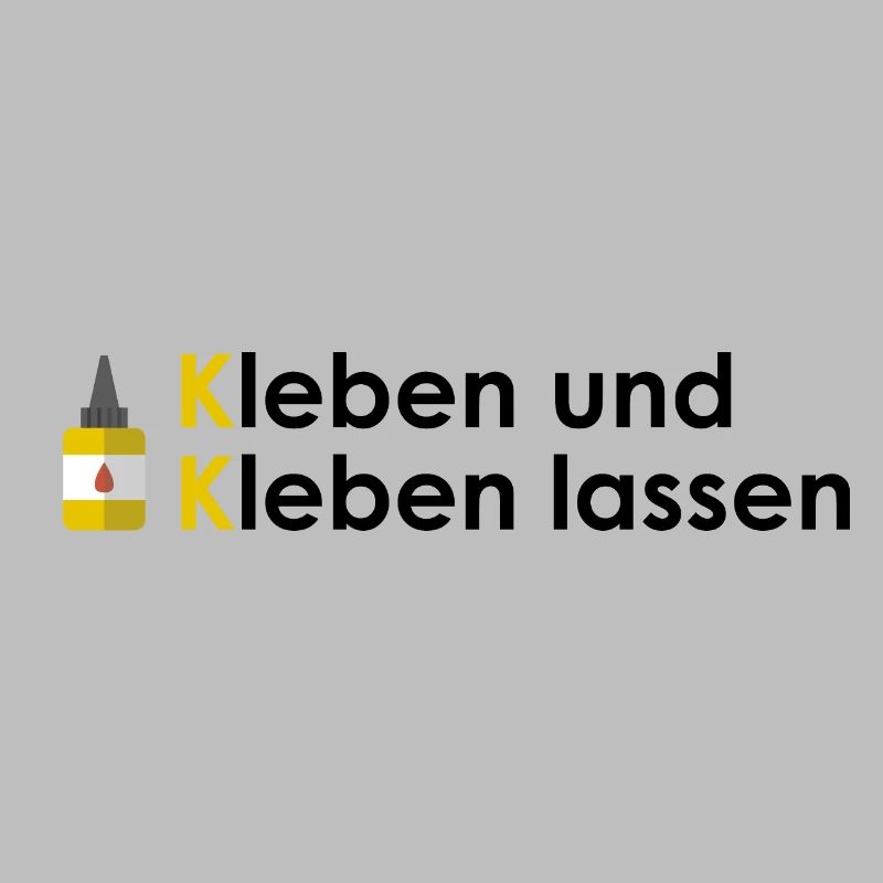 Kleben und Kleben lassen