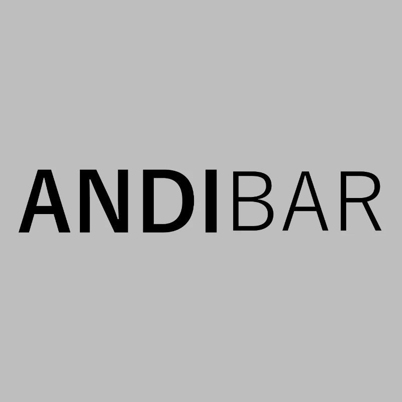 ANDIBAR – Name play on words Andi, Andreas, Andy