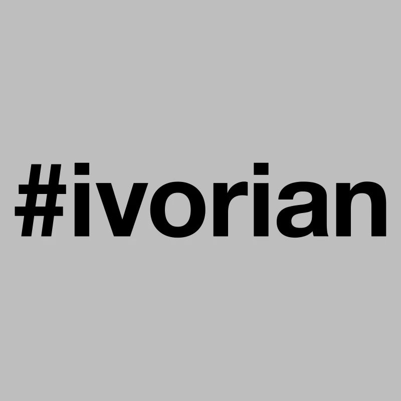 IVORIAN Hashtag Elfenbeinküste
