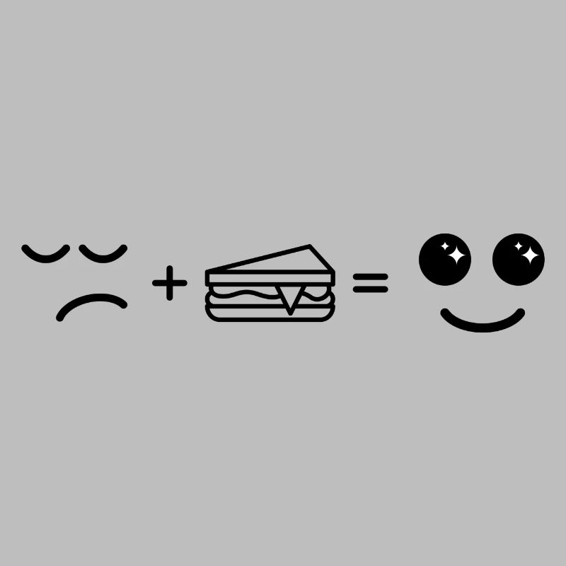 Sad Eating Cake Become Happy