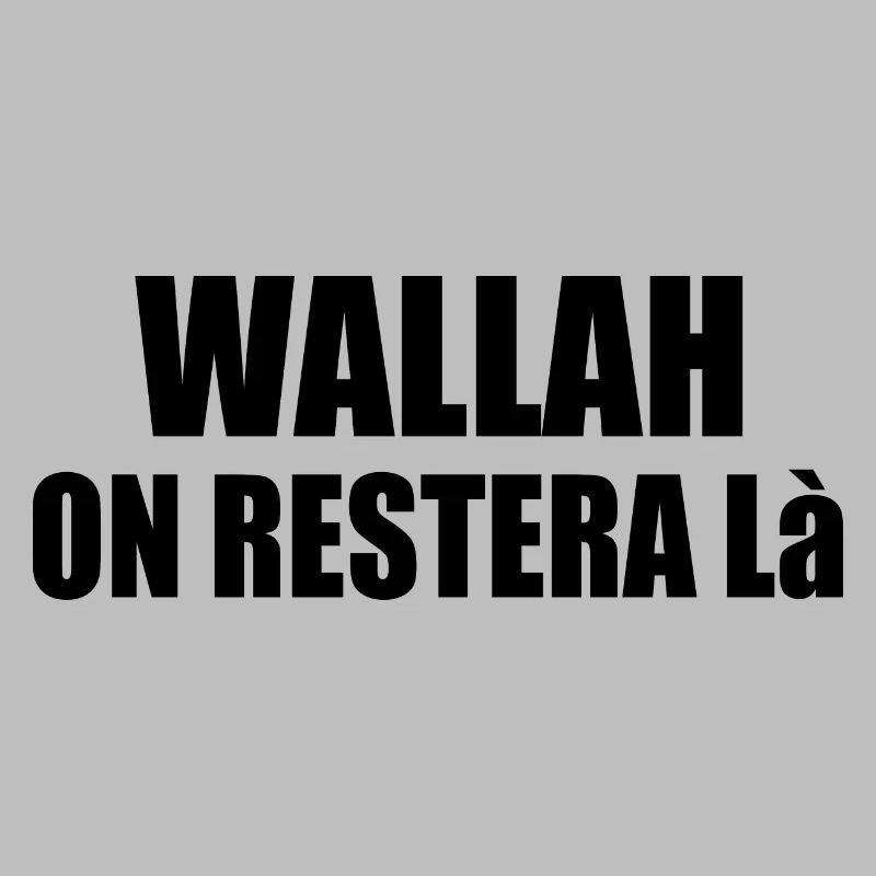 Wallah wird es dabei belassen
