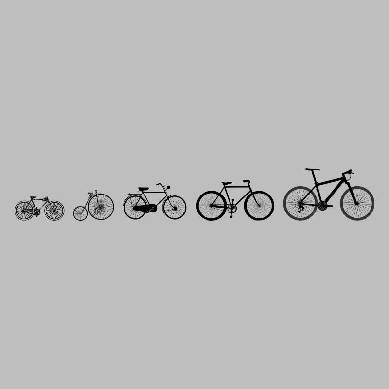Evolutionsentwicklung des Radfahrens