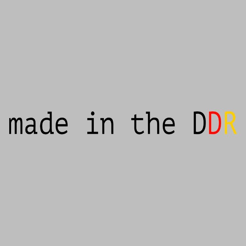 Drôle de dicton, la RDA fabriquée en RDA