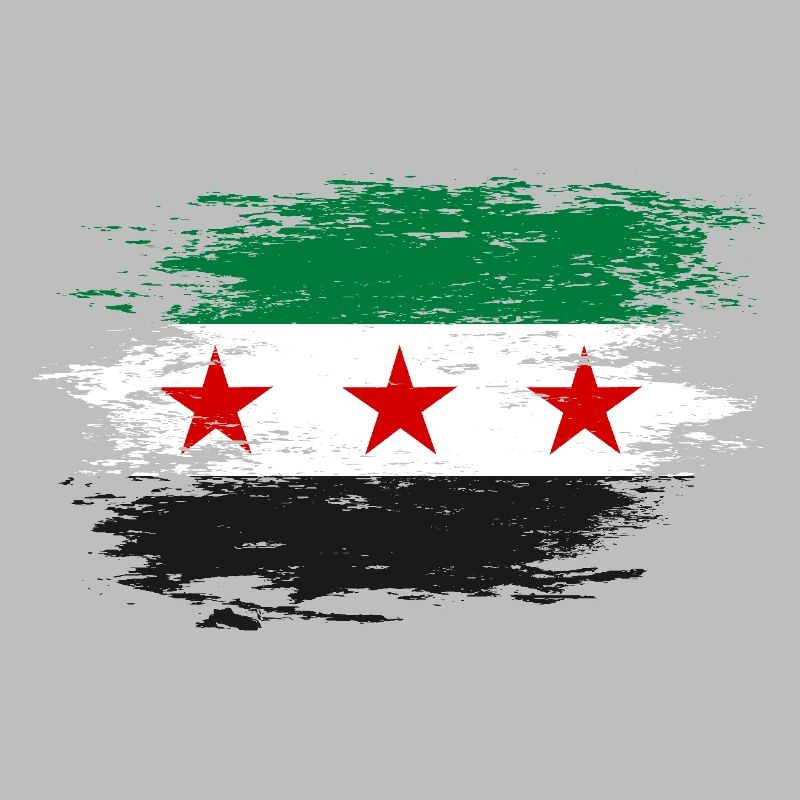 Drapeau syrien utilisé