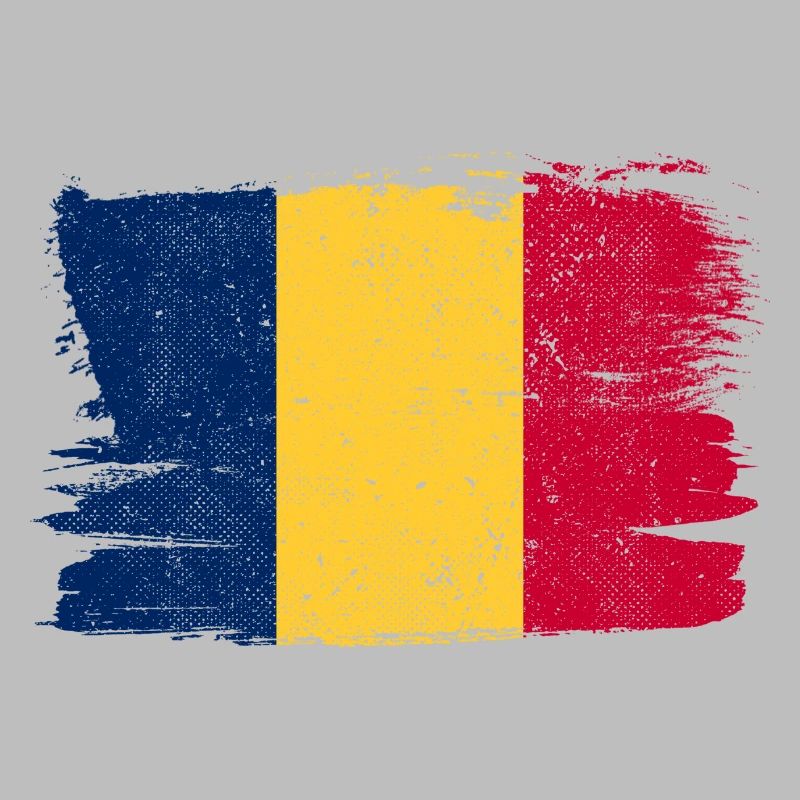 Drapeau du Tchad Drapeau de la paix Vintage