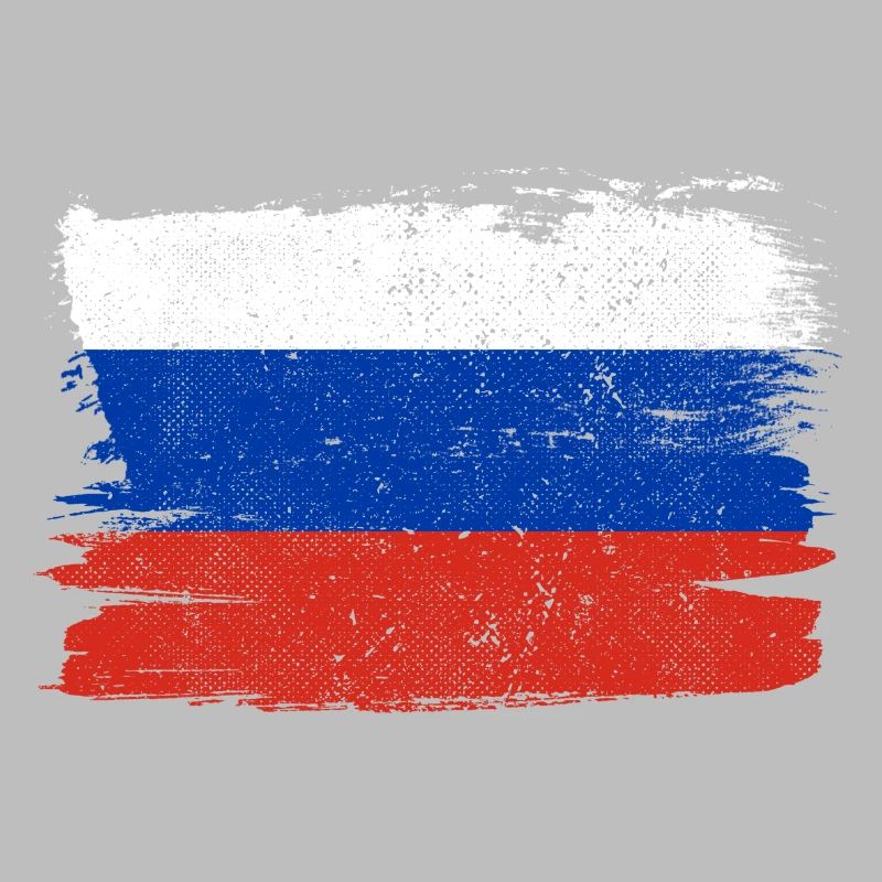 Drapeau de la Russie Drapeau de la paix Vintage