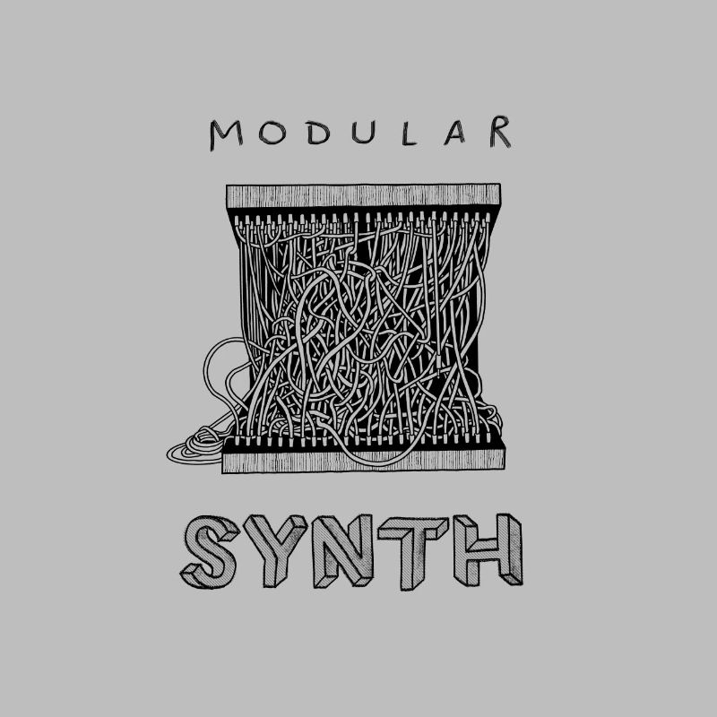 Modular Synth Monochrome