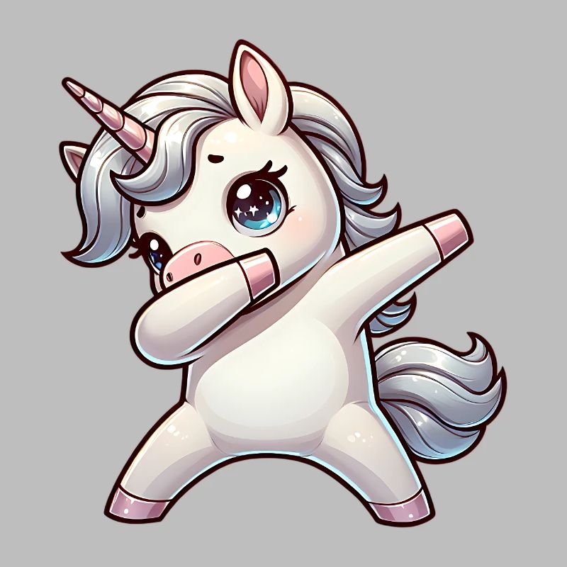 Unicorn dab dancing