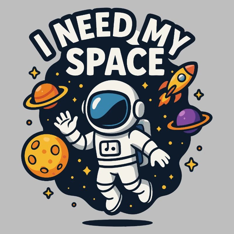 Astronaut "I need my space"