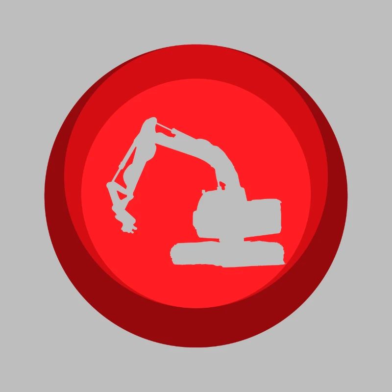 Construction Site Excavator Driver Construction Site