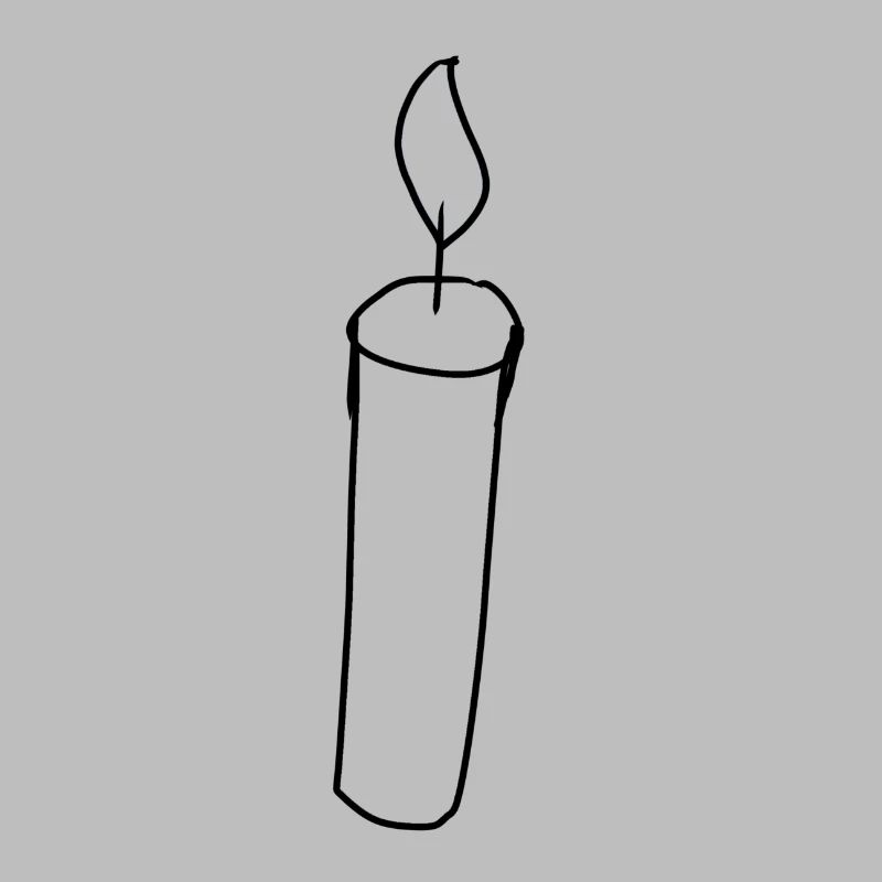 Candle Symbol Fire Light Shape