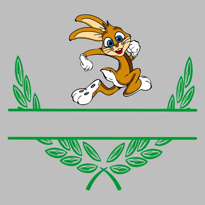 Rabbit Laurel Wreath with Namespace