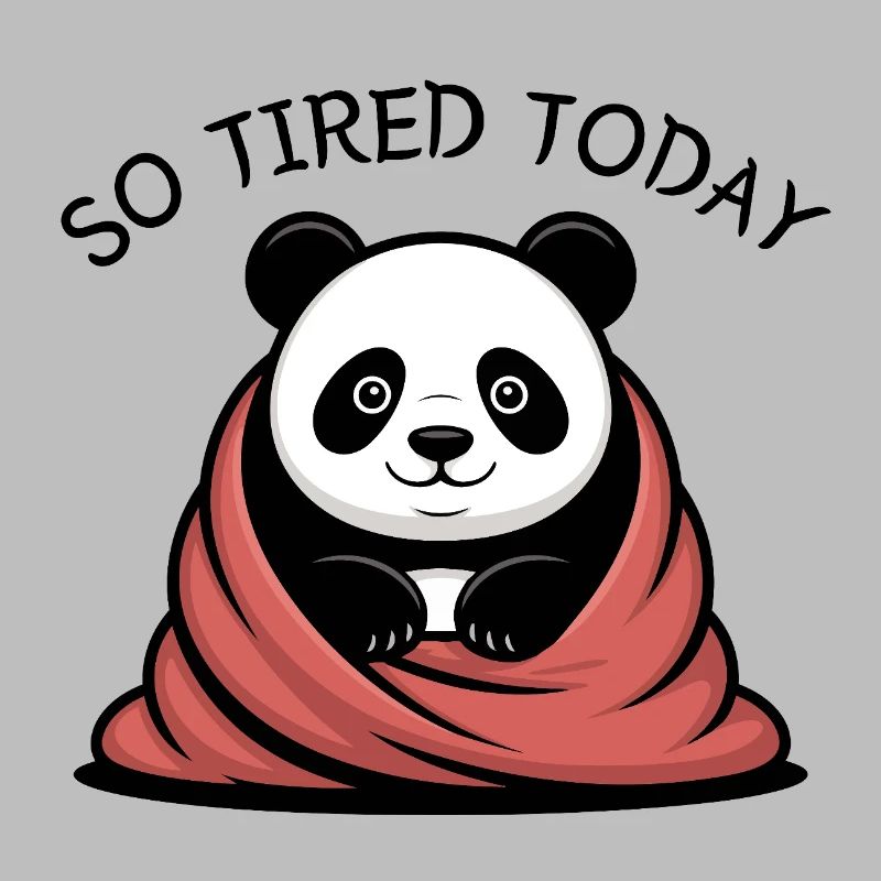 Panda Cuddle Dream Under Blanket