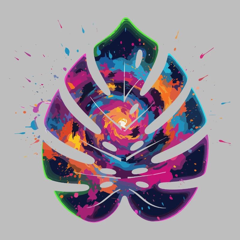 Conception de la feuille d’explosion de couleur