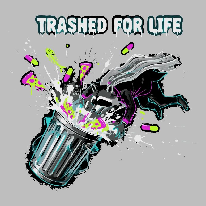 Trashed for Life Waschbär