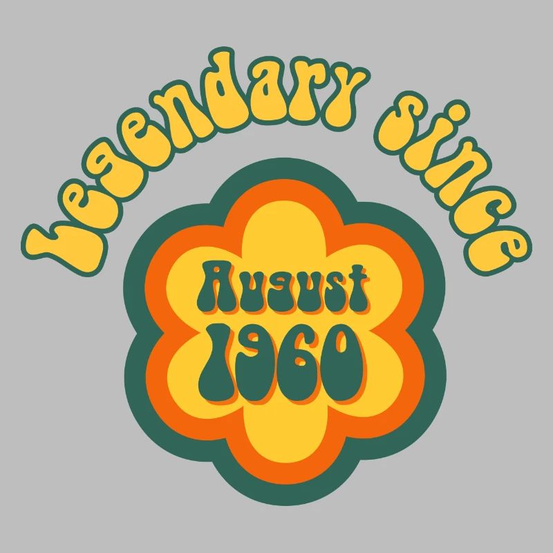 Legendary since August 1960 Geburtstag Retro