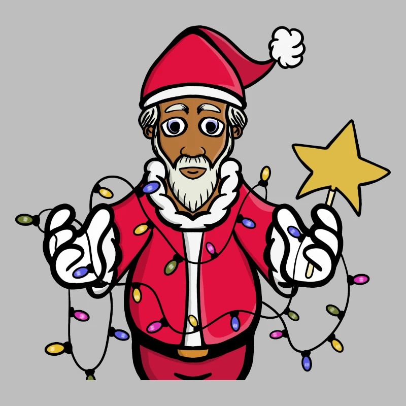Ein strahlender Weihnachtsmann