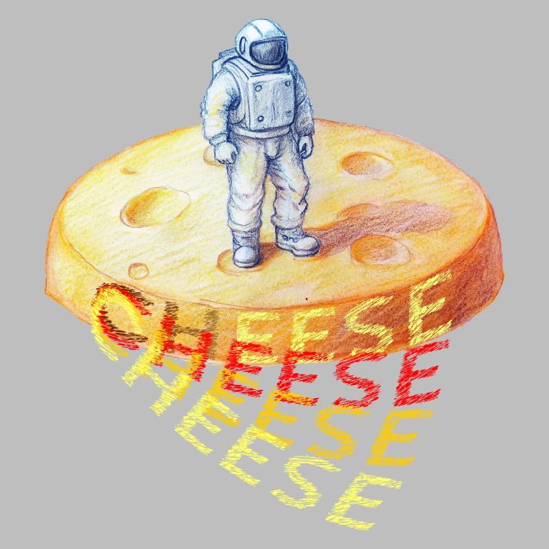 Cheese, Cheese, Astronaut on Cheese