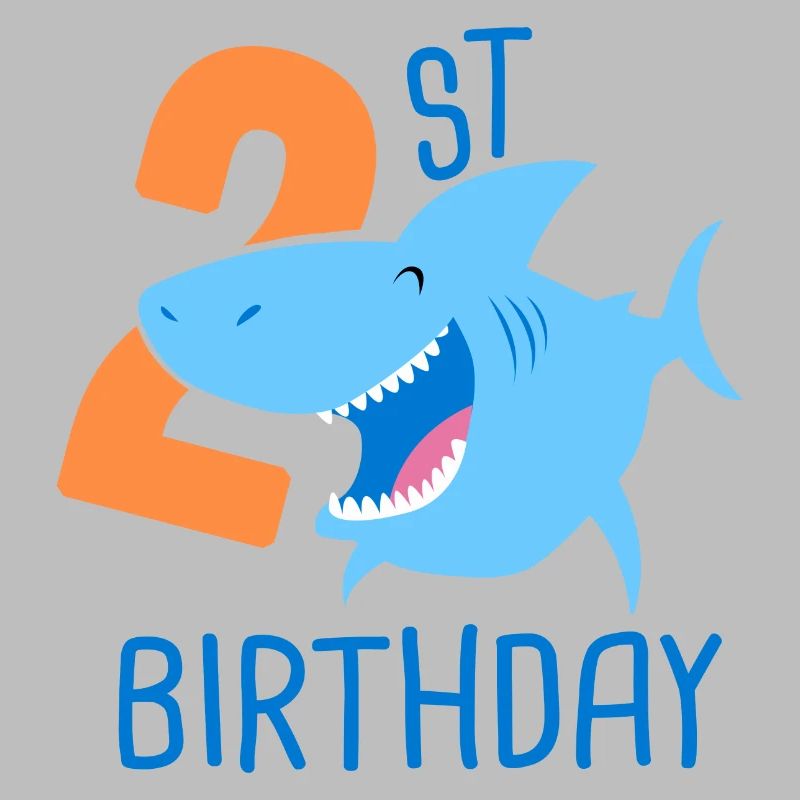 2e anniversaire garçon 2 ans requin