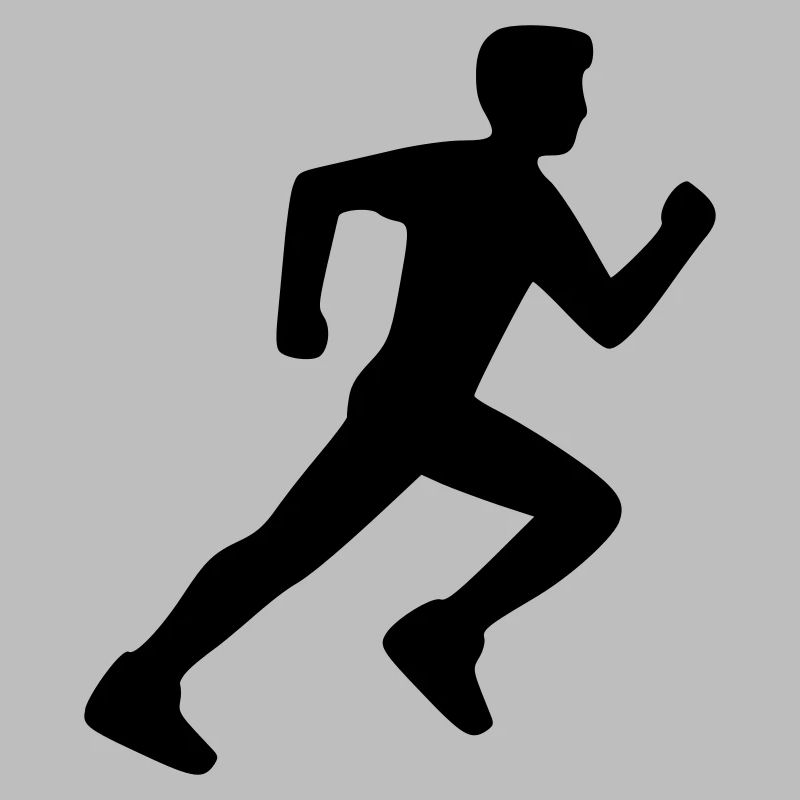 Runner Läufer Jogger Minimal Icon Vektor