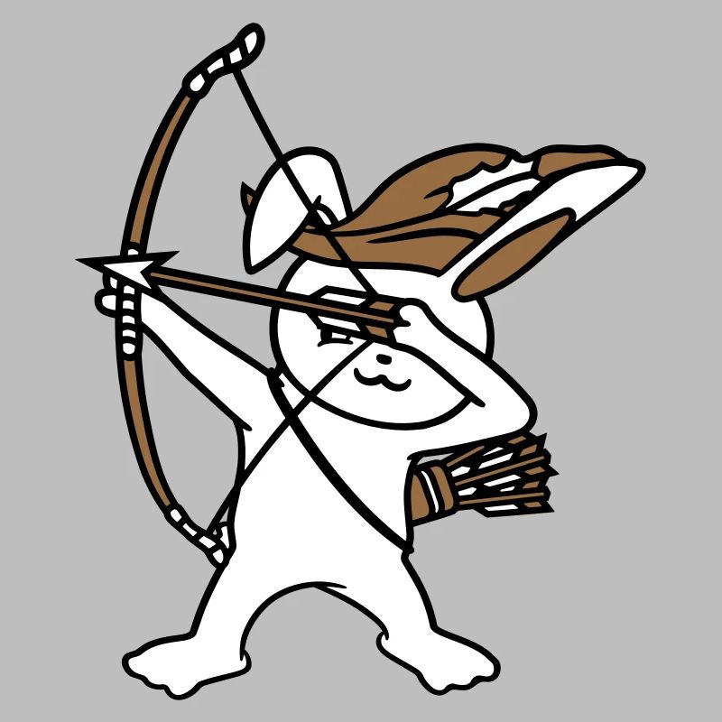Lapin Archer Médiéval Flèche Tir à l’arc