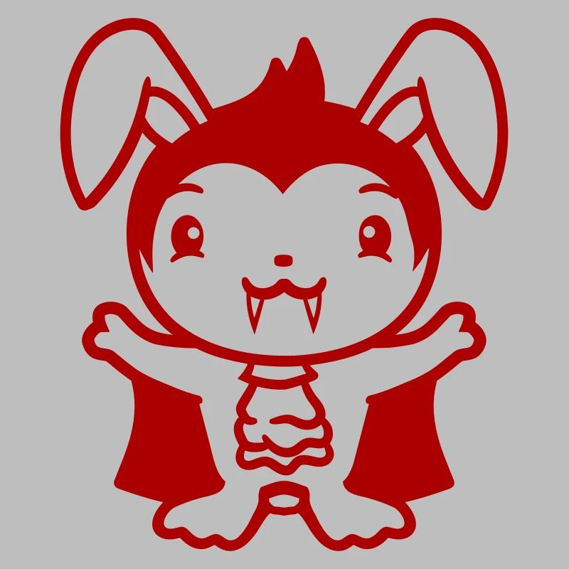Bunny Vampire Sharp Long Teeth Halloween Costume