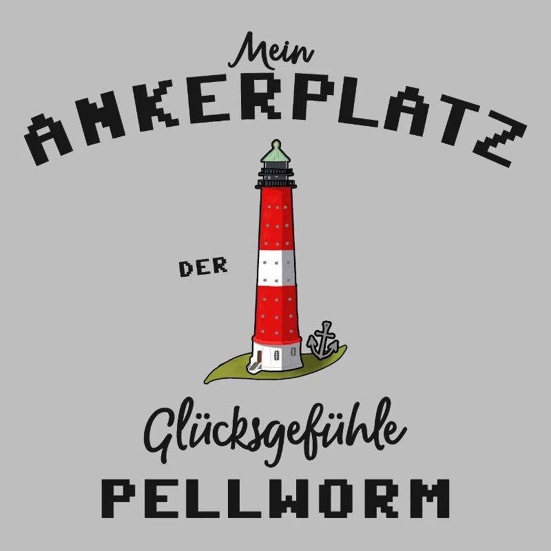 Pellworm, Ankerplatz Glücksgefühle, Leuchtturm