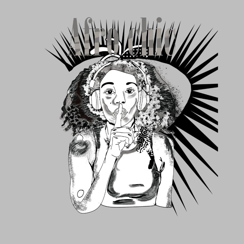 Afro chic vecter art