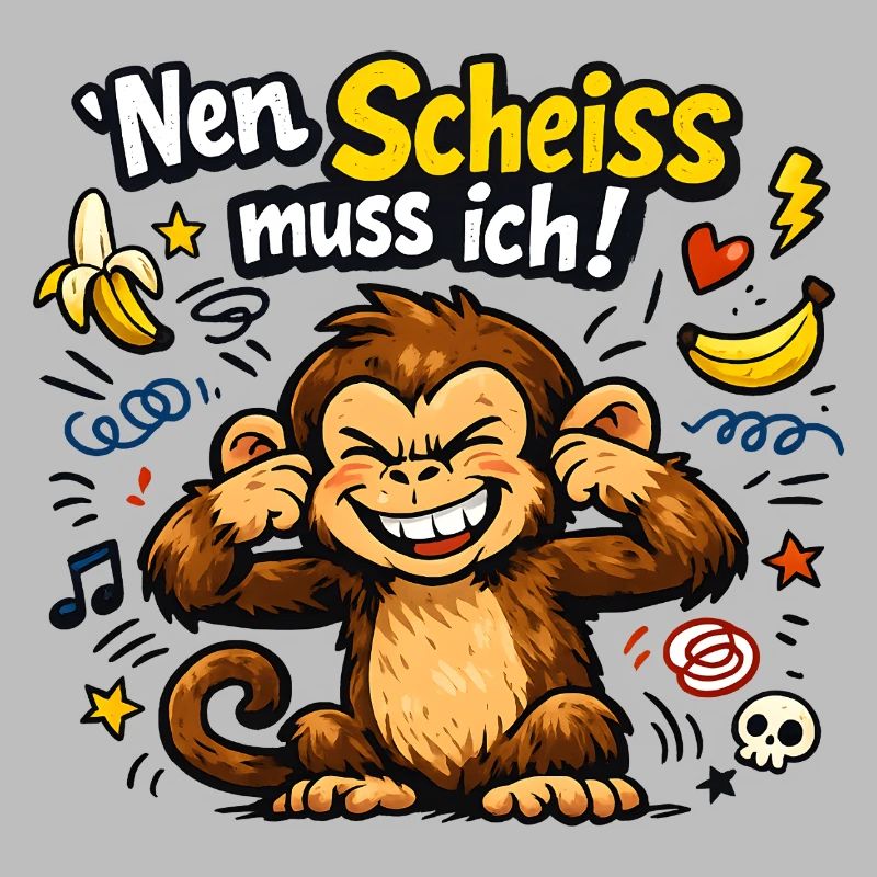Nen Scheiss muss ich Affe