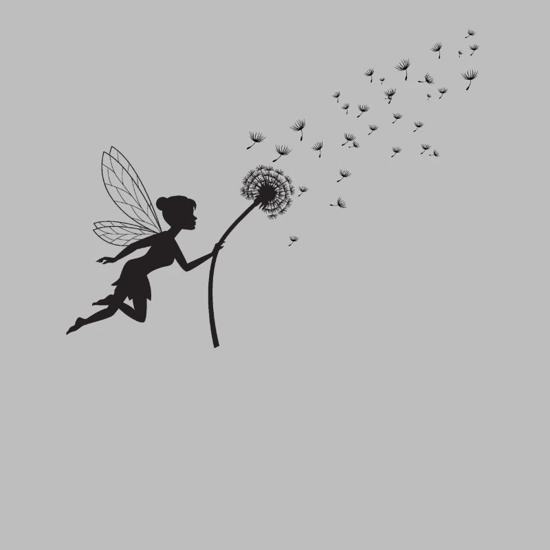 Conception de papillon Conception de pissenlit avec énonciation