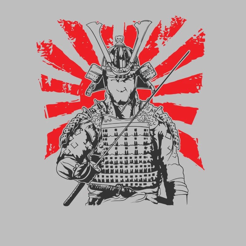 Samurai Schwert Samurai Krieger mit Rüstung