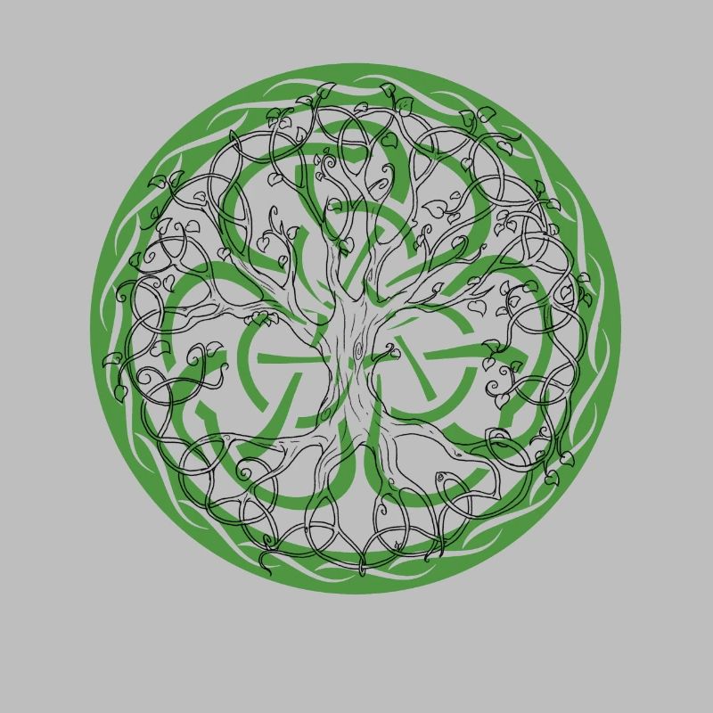 Celtic Ireland Viking Celtic Knot Pattern Tree
