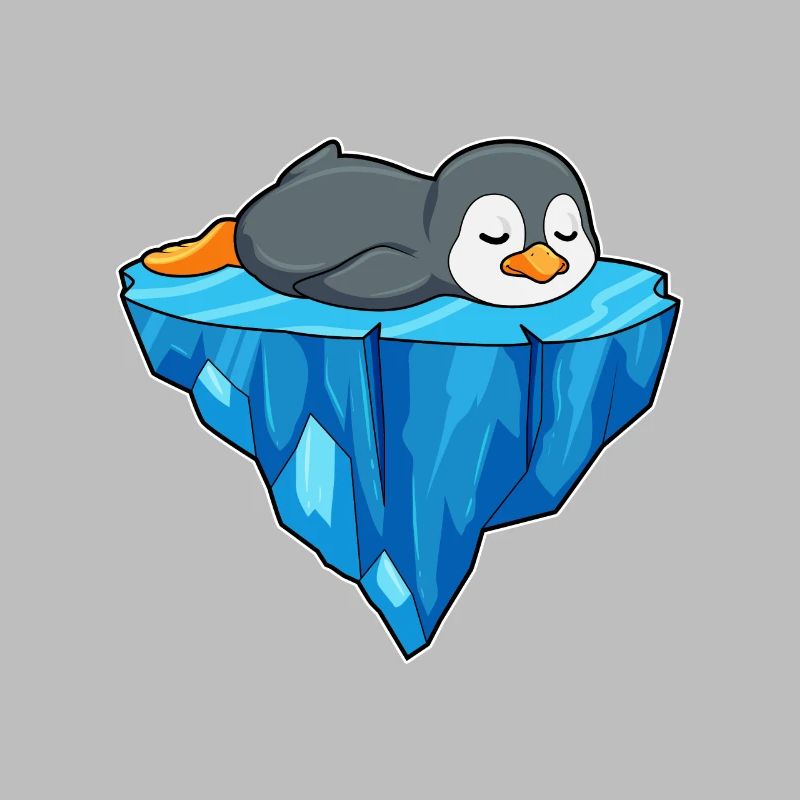 Pinguin auf Eisscholle