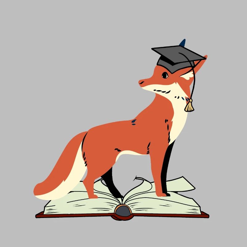 Fox Abitur learn smart wise wisdom wise