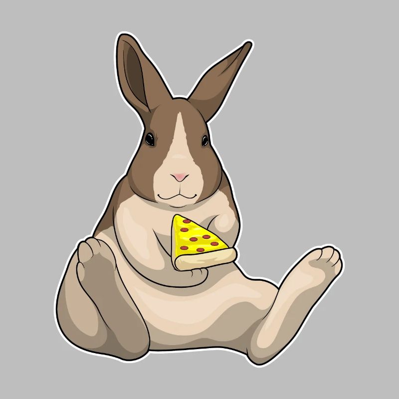 Rabbit Pizza